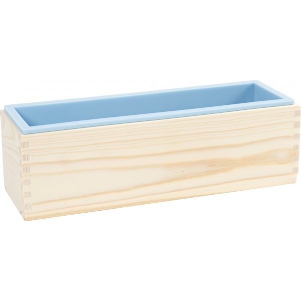 Silikonform in Holzkiste Silikonform in Holzkiste