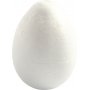 Frigolit-Eier - Wei - H10 cm - 5 Stk