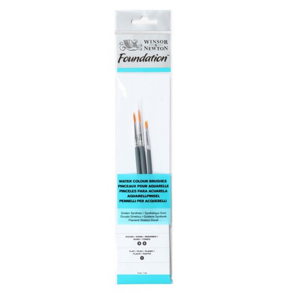 Synthetisches Pinselset W&N Foundation Aquarell - Nr. 11