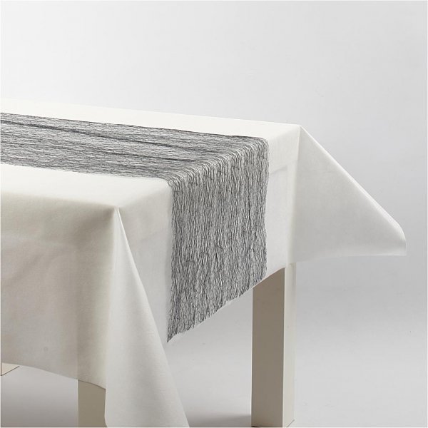 Tischläufer - Schwarz - 10 m Tischläufer - Schwarz - 10 m