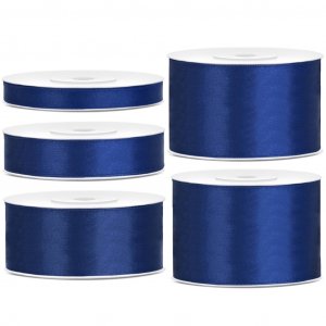 Satinband - 25 m - Marineblau Satinband - 25 m - Marineblau