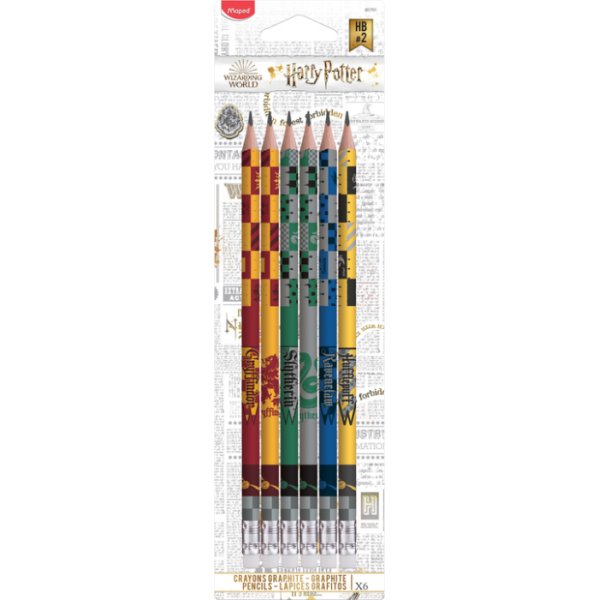 Harry Potter - Bleistifte im 6er-Pack Harry Potter - Bleistifte im 6er-Pack