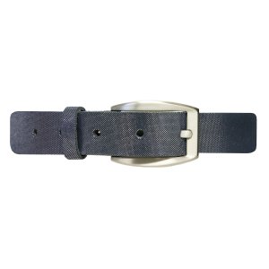 Dameng�rtel aus Kalbsleder - Marineblau - 85 cm