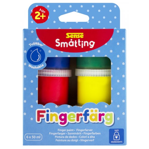 Fingerfarbsinn - 6 Farben