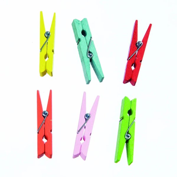 Wäscheklammern 45 mm 24er-Pack - Mehrfarbig Wäscheklammern 45 mm 24er-Pack - Mehrfarbig