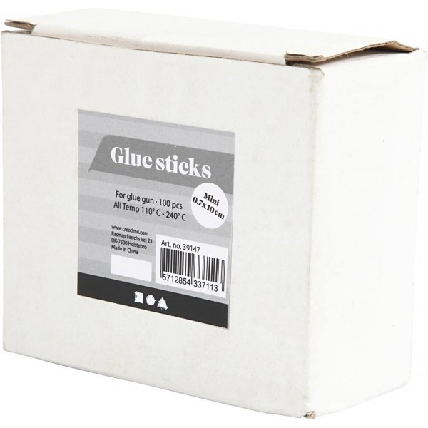 Klebestifte für Mini-Klebepistole - Gold - Grün - Rot - Silber - Glitzer - L10 cm - 100 Stk Klebestifte für Mini-Klebepistole - Gold - Grün - Rot - Silber - Glitzer - L10 cm - 100 Stk