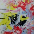 Kundenbild Leinwandplatte 20 x 20 cm / 3 mm - bespannt