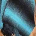 Kundenbild Wikingergarn Karogarn 350g - Türkis/Schwarz (729)