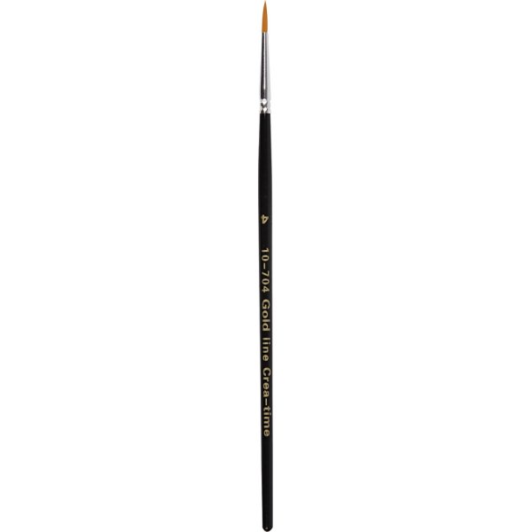 Gold Line Pinsel - Nr. 4 - rund - 12 Stk Gold Line Pinsel - Nr. 4 - rund - 12 Stk