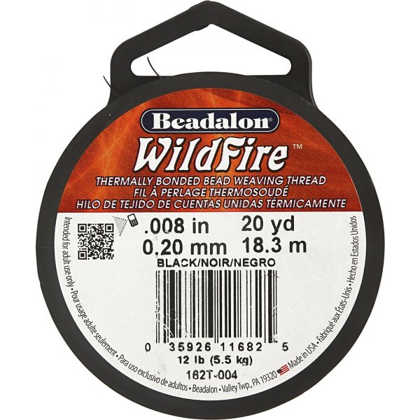 Schmuckfaden - Schwarz - 3 m Schmuckfaden - Schwarz - 3 m