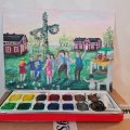 Kundenbild Aquarellblock Hahnem�hle Cornwall 450g grob - 30x40cm