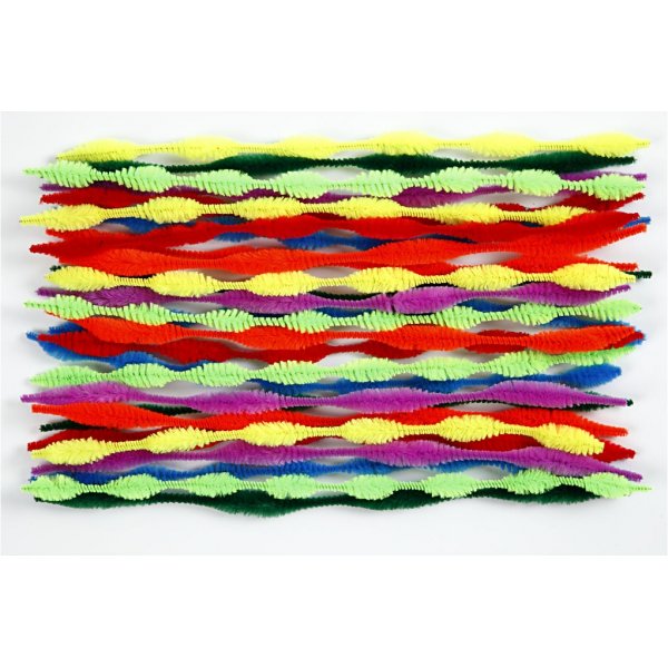 Pfeifenreiniger - gemischte Farben - geformt - 28 Stk Pfeifenreiniger - gemischte Farben - geformt - 28 Stk