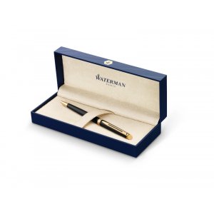 Kugelschreiber Waterman Hémisphère - Black Gold Trim - Mittelblau Kugelschreiber Waterman Hémisphère - Black Gold Trim - Mittelblau