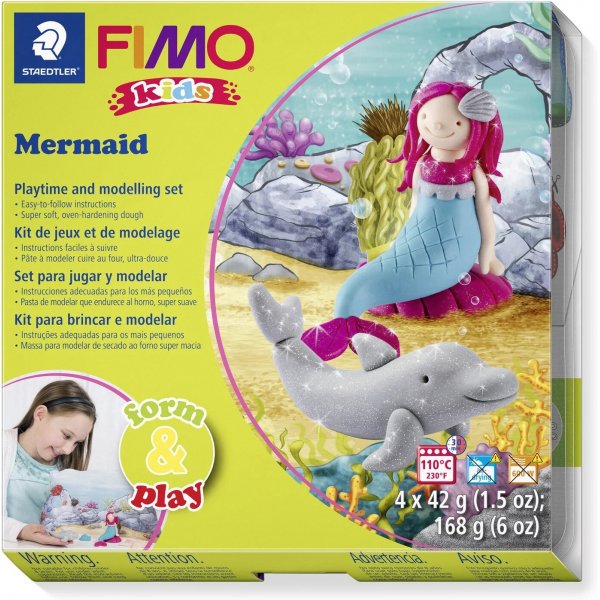 Modellset Fimo Kids Form&Play - Meerjungfrau