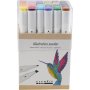 Zeichenstift - Komplementrfarben - 24 Stk