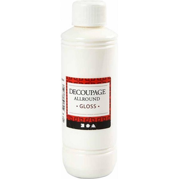 Decoupage-Lack - Allround - glänzend - 250 ml Decoupage-Lack - Allround - glänzend - 250 ml