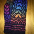 Kundenbild Wikingergarn Nordlys 100g - Blau/Rost/Rot (949)
