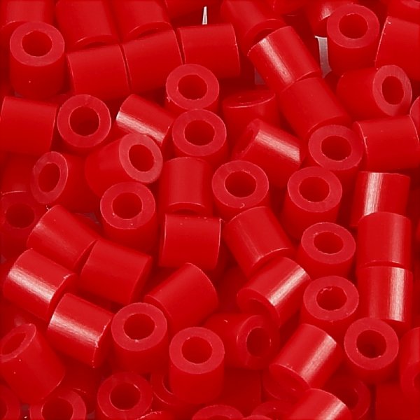Röhrenperlen - rot (32231) - mittel - 1100 Stk Röhrenperlen - rot (32231) - mittel - 1100 Stk