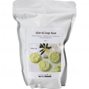 Seifenmasse mit Olivenölgranulat 500 g Seifenmasse mit Olivenölgranulat 500 g