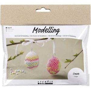 Mini-DIY-Kit Modelliermasse, Pastellfarben, Perlen Mini-DIY-Kit Modelliermasse, Pastellfarben, Perlen