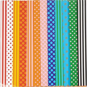 Glanzpapier - gemischte Farben - gemustert - 100 Blatt Glanzpapier - gemischte Farben - gemustert - 100 Blatt