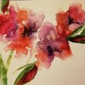 Kundenbild Aquarellblock, geklebt, grobe Hainbögen, 300 g - 23 x 31 cm
