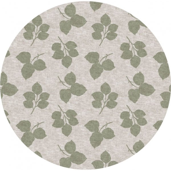 Wachstuch PVC Round Leaf - Grn