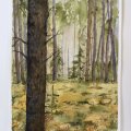Kundenbild Aquarellblock, geklebt, rauer Hain, Bögen, 300 g - A4