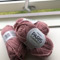 Kundenbild DROPS Paris Uni Color Garn - 50 g - Helles Altrosa (59)