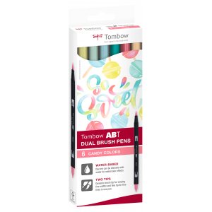 Tombow ABT Dual Brush Pen Candy 6er-Pack Tombow ABT Dual Brush Pen Candy 6er-Pack