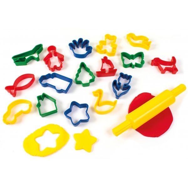 Tonformen mit Nudelholz