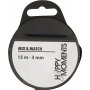 Satinband - Schwarz - B3 mm - 15 m