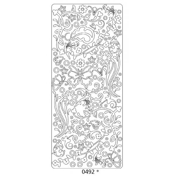 Peel Offs - Blumen mit Schmetterlingen Peel Offs - Blumen mit Schmetterlingen