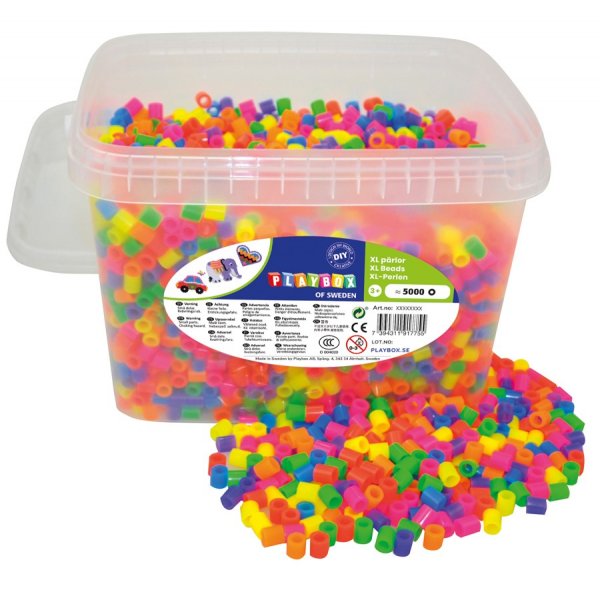XL-Perlen 5000 Stck Neon