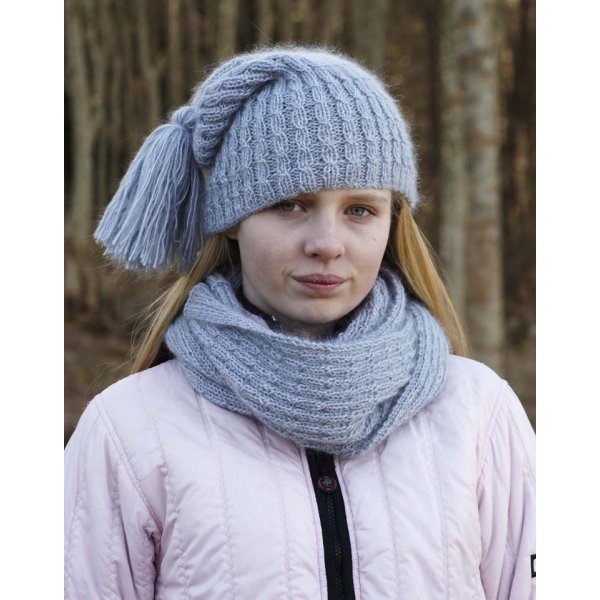 Strickmuster - Mütze und Schleife Strickmuster - Mütze und Schleife
