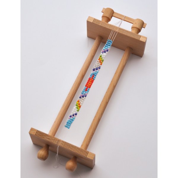 Perlengeflochtener Rahmen 33 cm