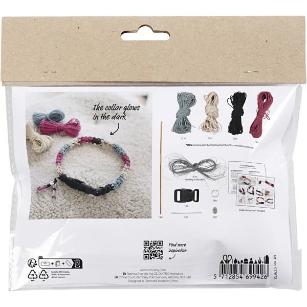 Mini DIY Kit Hkeln, Hundehalsband