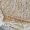 Kundenbild DROPS Alpaca Boucl� Uni Color Garn - 50 g - Natur (0100)