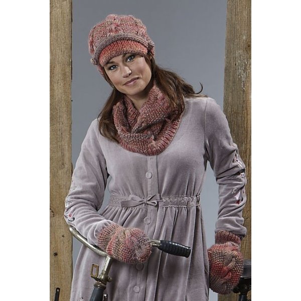 Strickmuster - Sonnenhut, Fustlinge und Schal-Polo aus Doppelgarn