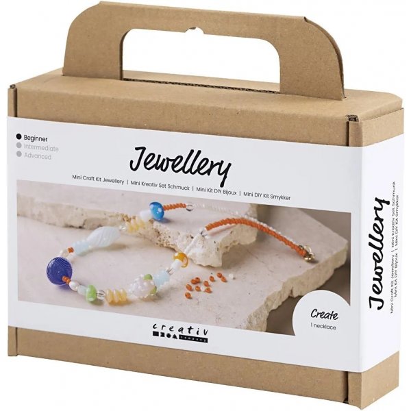 Mini DIY Kit Schmuck, bunt, starke Halskette Mini DIY Kit Schmuck, bunt, starke Halskette