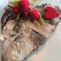 Kundenbild Filzwolle - rot 50 g Merinowolle superfein