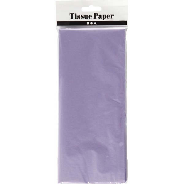Seidenpapier - hellviolett - 50 x 70 cm - 14 g - 10 Blatt Seidenpapier - hellviolett - 50 x 70 cm - 14 g - 10 Blatt