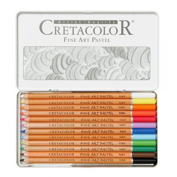 Cretacolor F/A Pastellpinsel - 12 Stifte