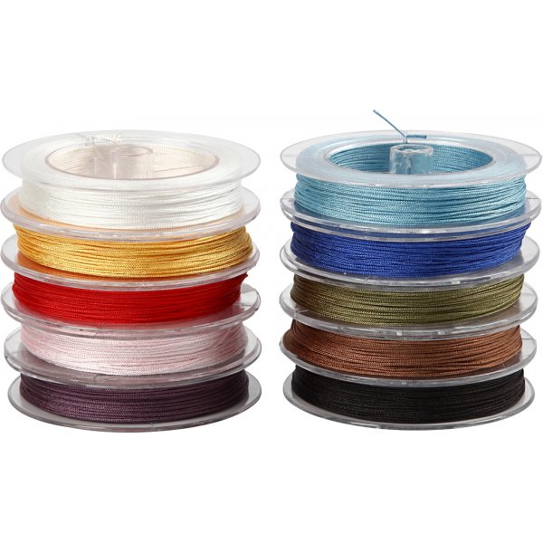Polyesterschnur - gemischte Farben - 10 x 50 m Polyesterschnur - gemischte Farben - 10 x 50 m