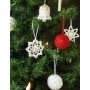 Hkelanleitung - Gehkeltes Tischset, Serviettenring, runder und quadratischer Korb, Christbaumschmuck