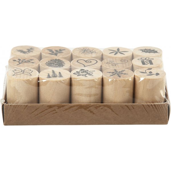 Deco Art Stempelset - Weihnachten - 15-tlg Deco Art Stempelset - Weihnachten - 15-tlg