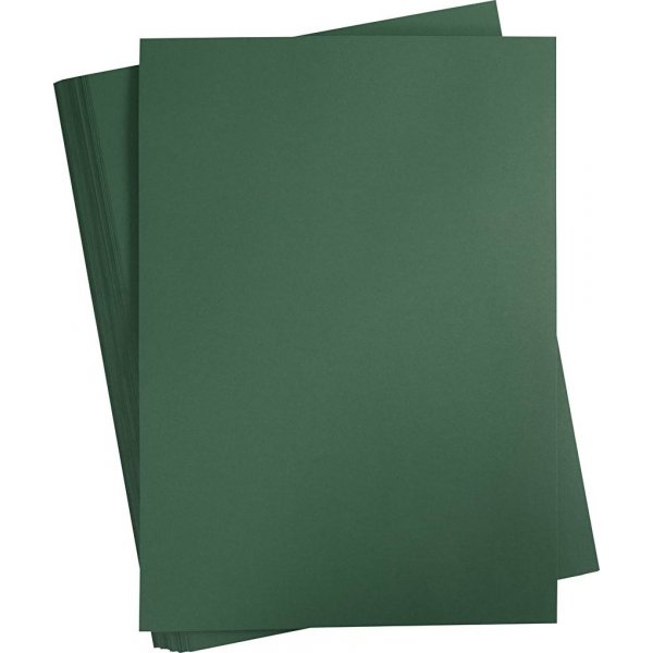 Farbiger Karton - dunkelgrn - A2 - 180 g - 100 Blatt