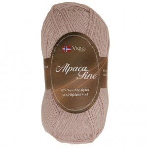 Wikingergarn Alpaka Fein 50g - Rosabeige (652) Wikingergarn Alpaka Fein 50g - Rosabeige (652)