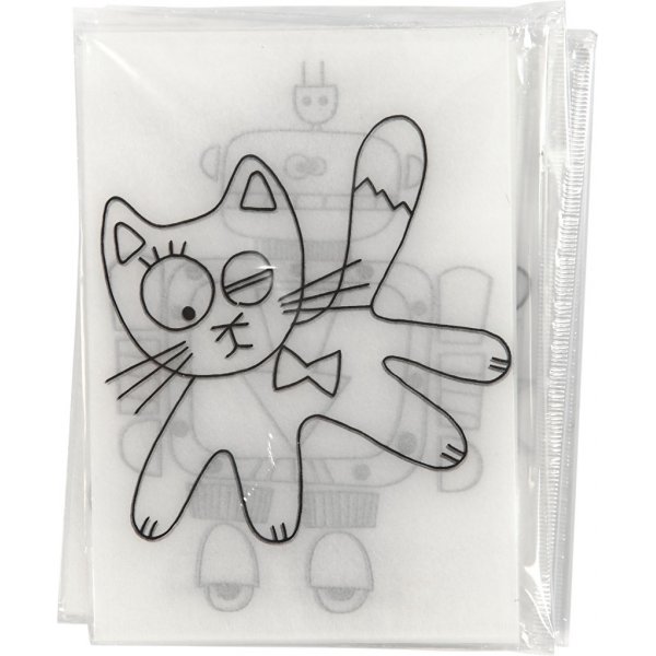 Schrumpffolien mit Motiven - matttransparent - 36 Blatt Schrumpffolien mit Motiven - matttransparent - 36 Blatt