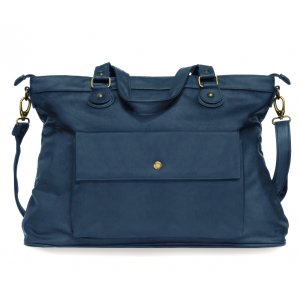 blaue Kunstledertasche blaue Kunstledertasche